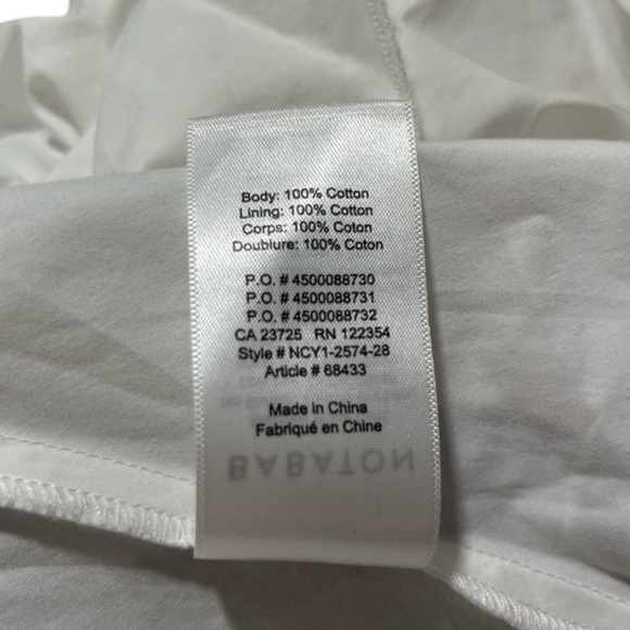 Aritzia Babaton Eckerd Strapless Blouse | Black & White Gingham | Size Large - Picture 10 of 10